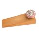 Peach Flower Ceramic Wooden Door Stopper